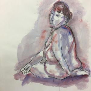 Eva (Pencil and Watercolour)